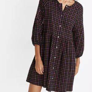 Madewell button front dress
